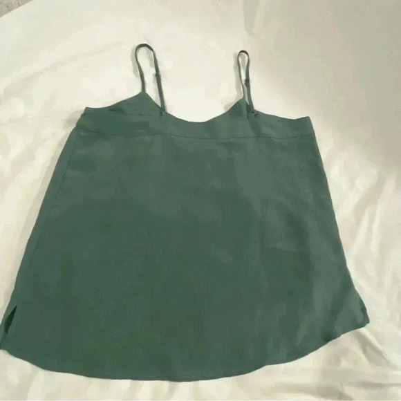 Wishlist Apparel green sexy flowy lightweight summery spaghetti strap top size M - Picture 3 of 5